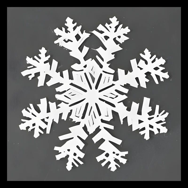Simple flocon de neige
