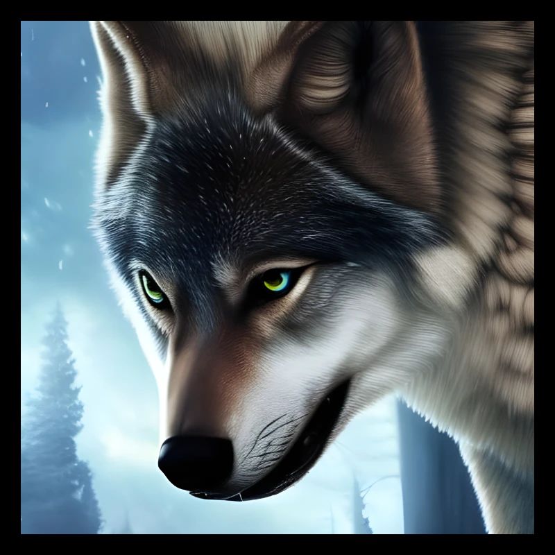 Wolf portrait