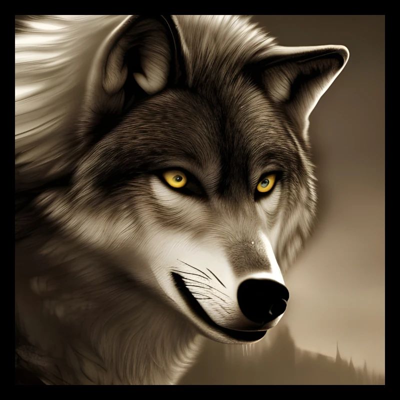 Wolf portrait