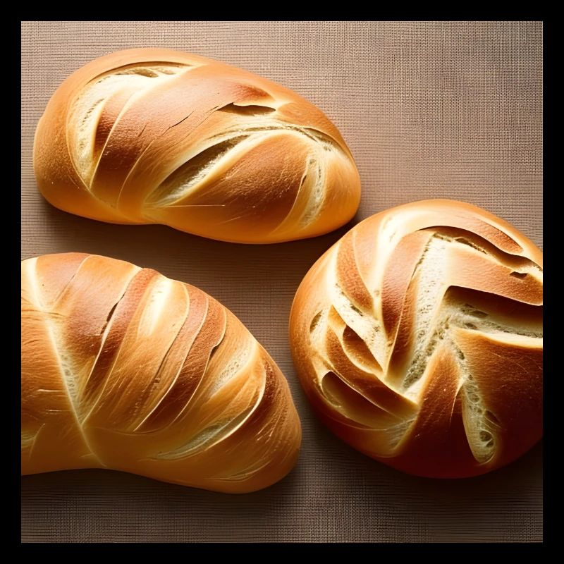 Porträt eines knusprigen Brotes