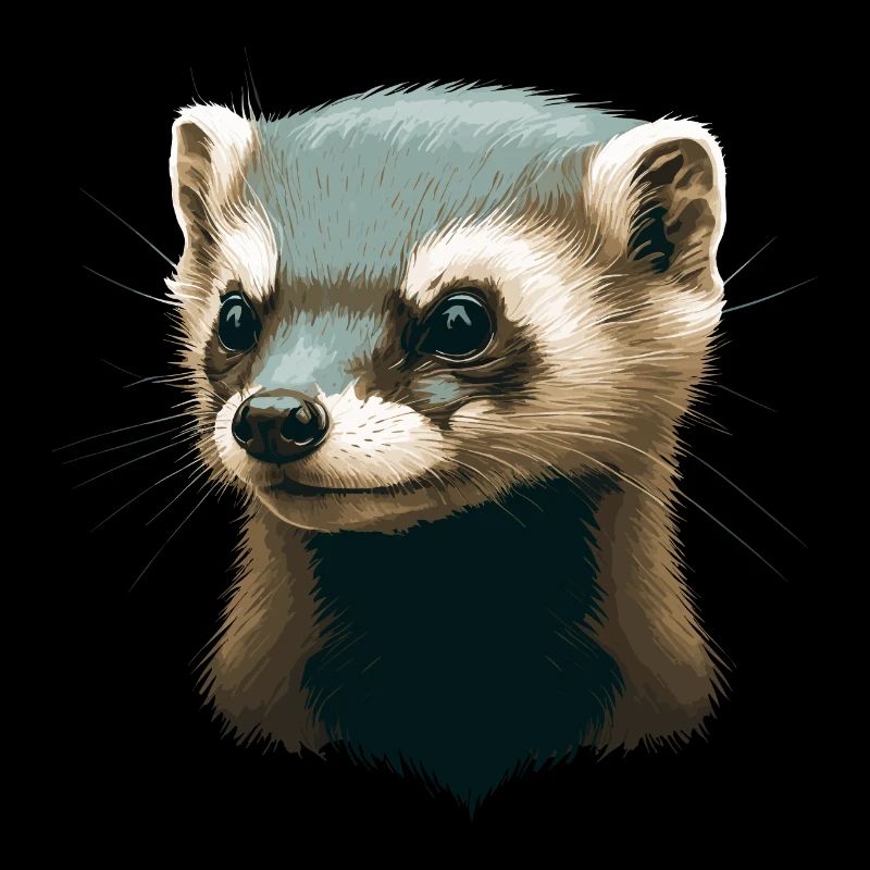 Frettchen Illustration