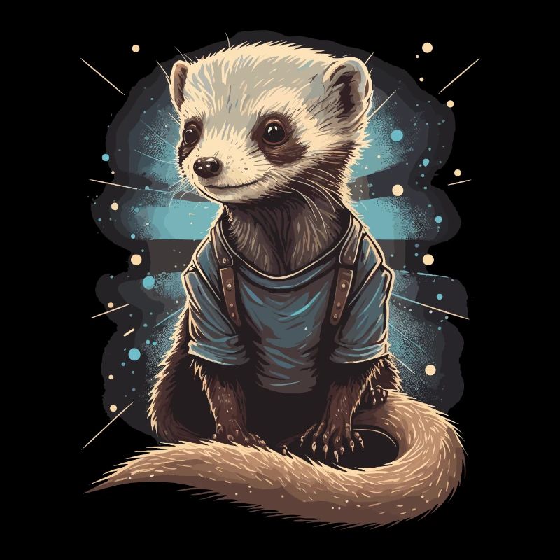 Mignon furet bébé