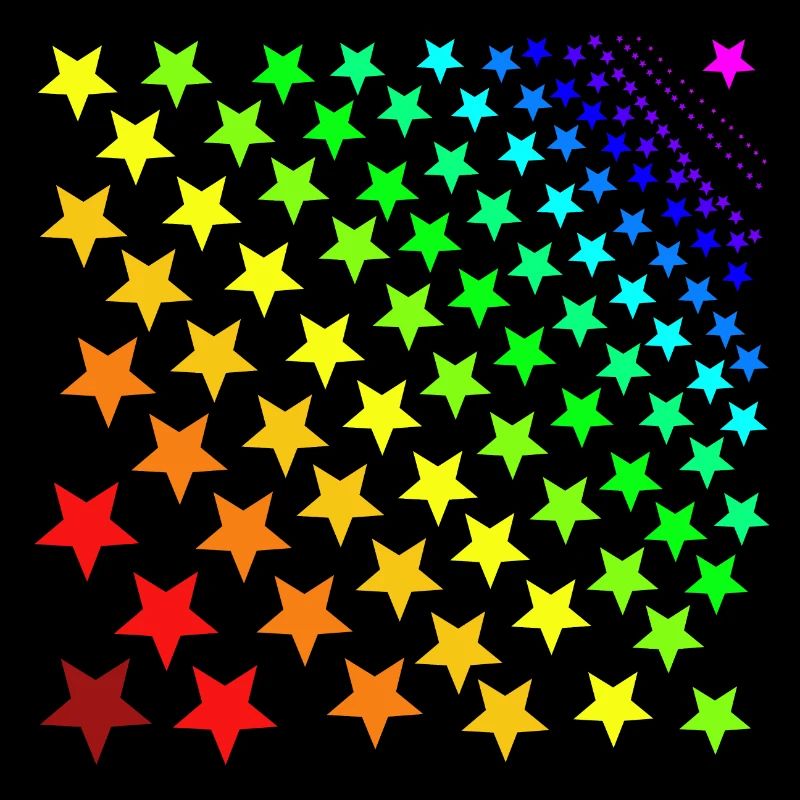 Sterne Regenbogen Geschenkidee