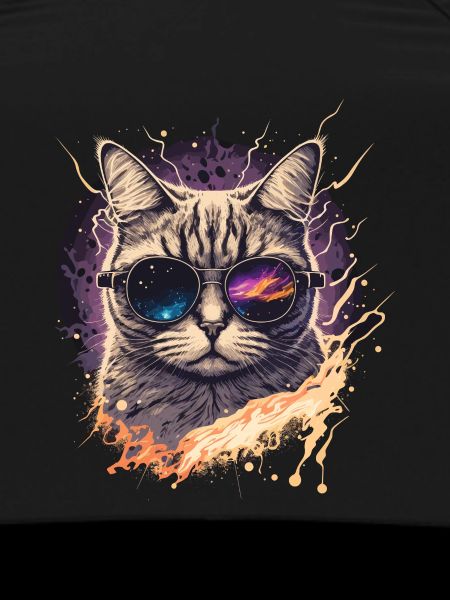 Vapowave Glitch Cat