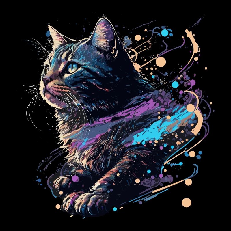 Katzen-Kunstwerk