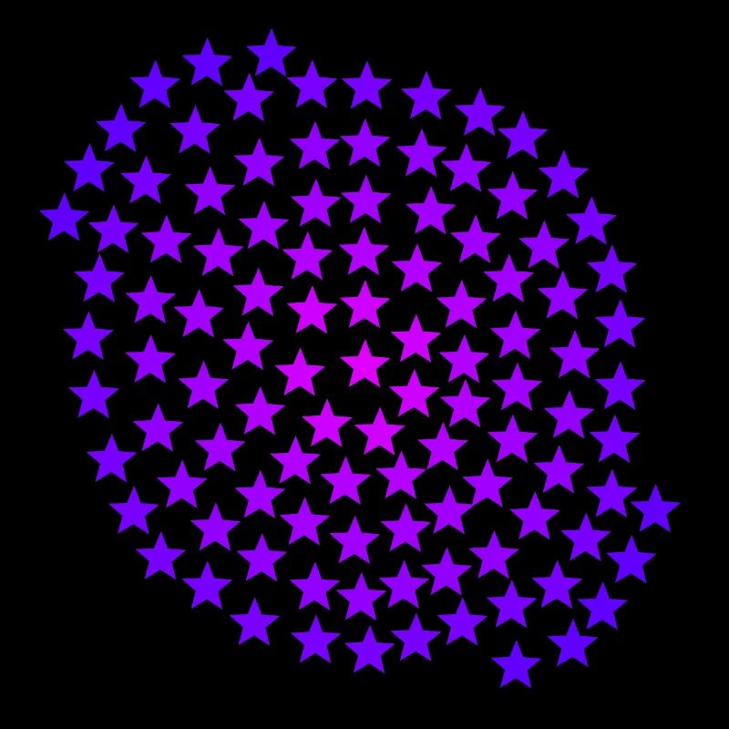 Étoile rose rose violet idée cadeau