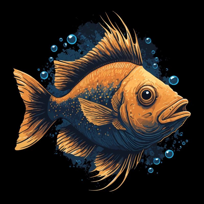 Brauner Fisch