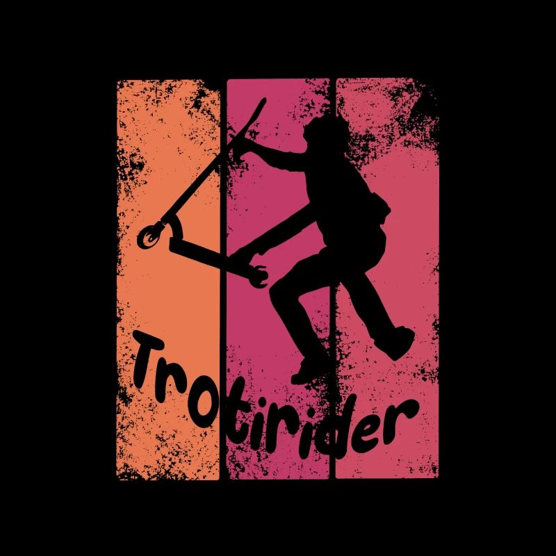 Trotirider art style