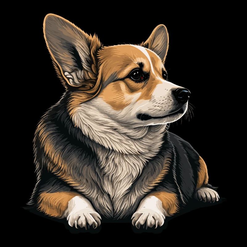 Relaxing Corgi