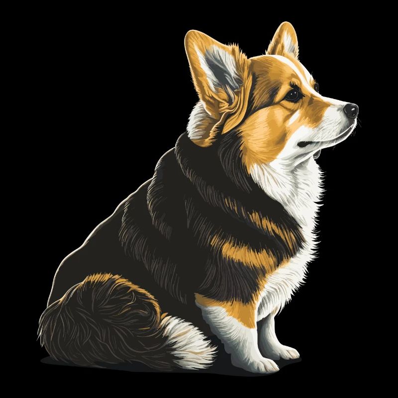 Trauriger Corgi