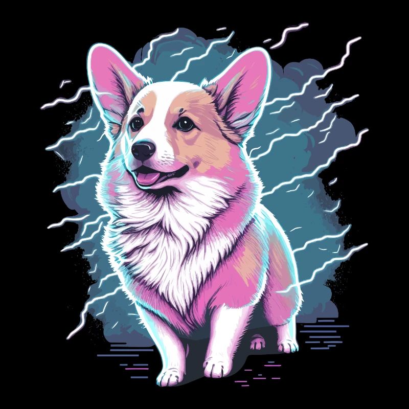 Elektrisierender Corgi-Stil