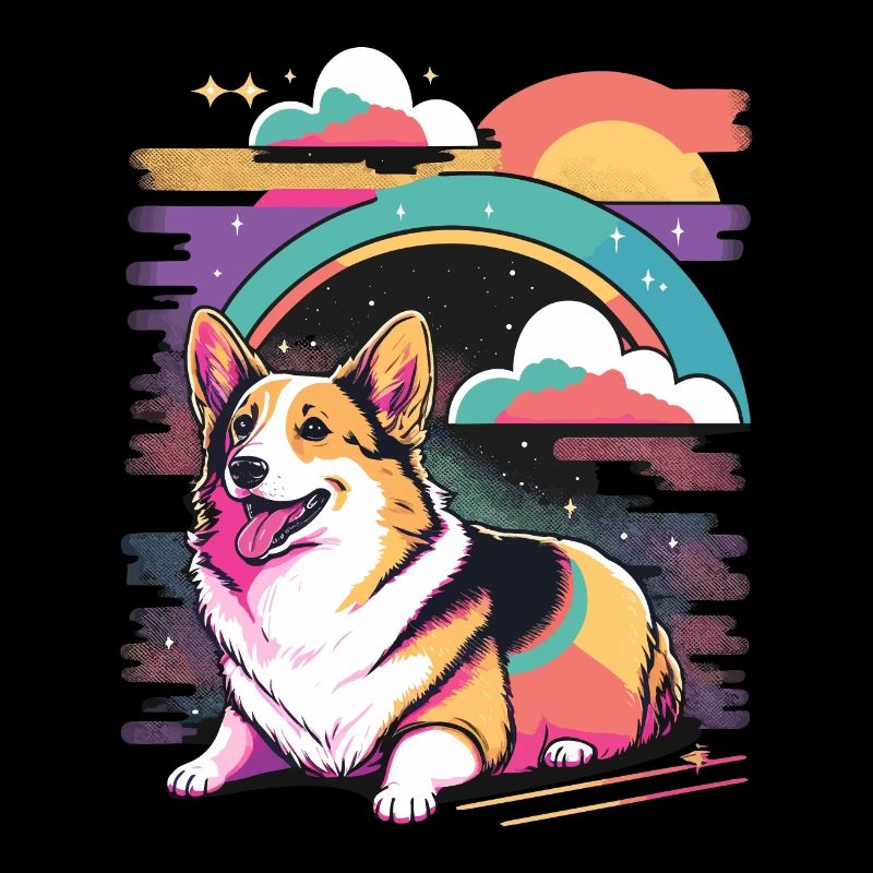Corgi coloré