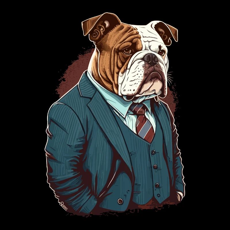 Fasionable Bulldog