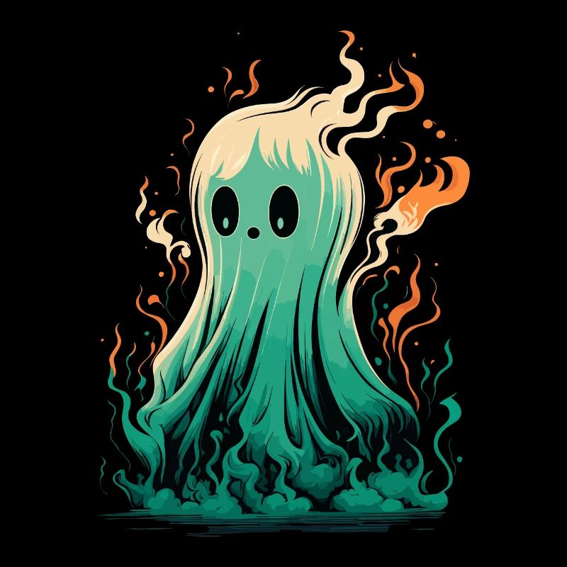 Fantôme en feu