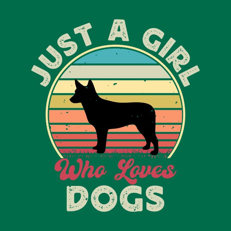 Australian Stumpy Tail Cattle Dog Silhouette