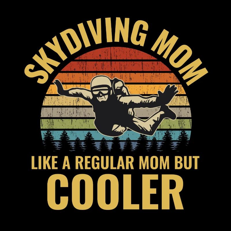 Skydiving Parachute Skydive Skydiver Mom