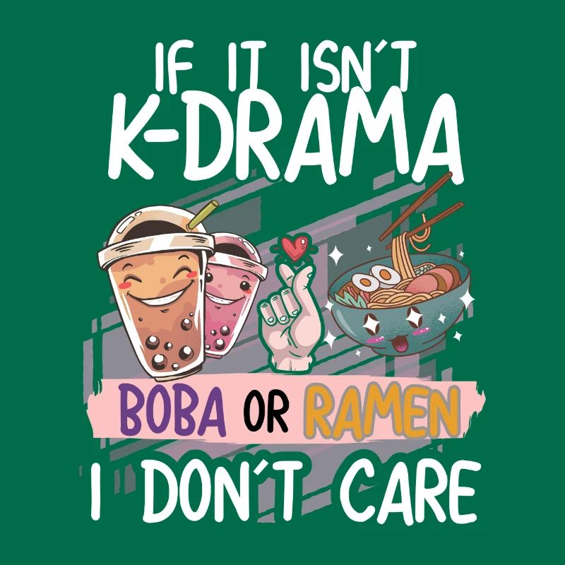 K-Drama Boba oder Ramen Design