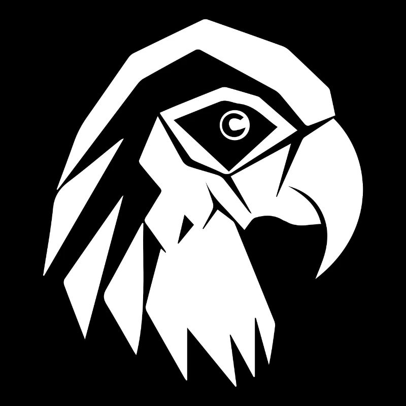 Parrot Polygon Portrait Bird Drawing