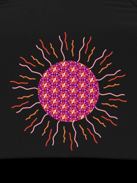 Sun mandala pink