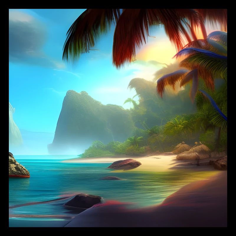 Plage tropicale