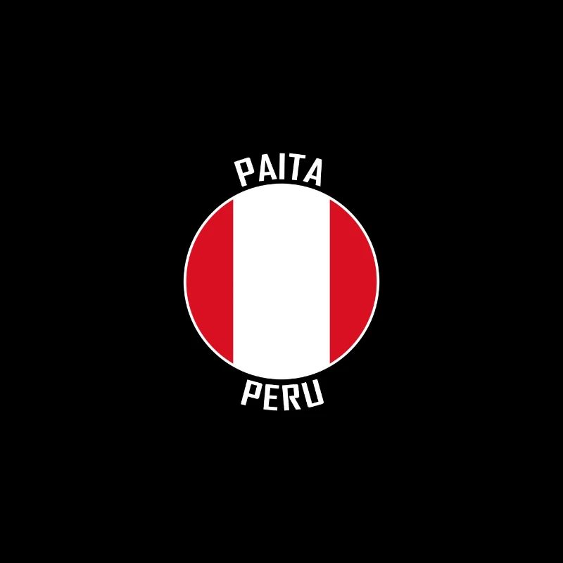 Paita Skyline Pérou Flag Souvenir de voyage
