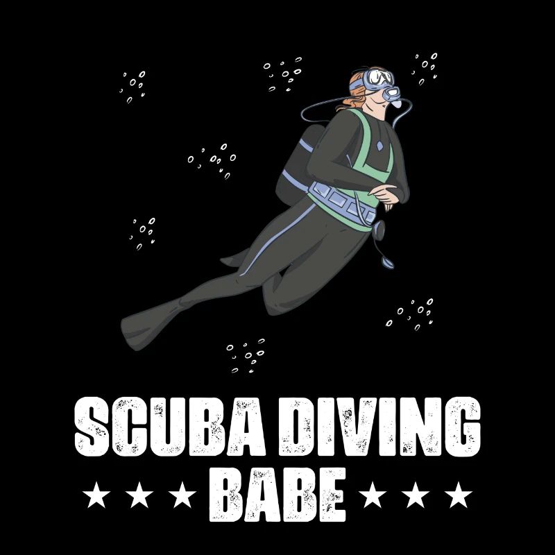 Scuba Diving Speerfischen Design