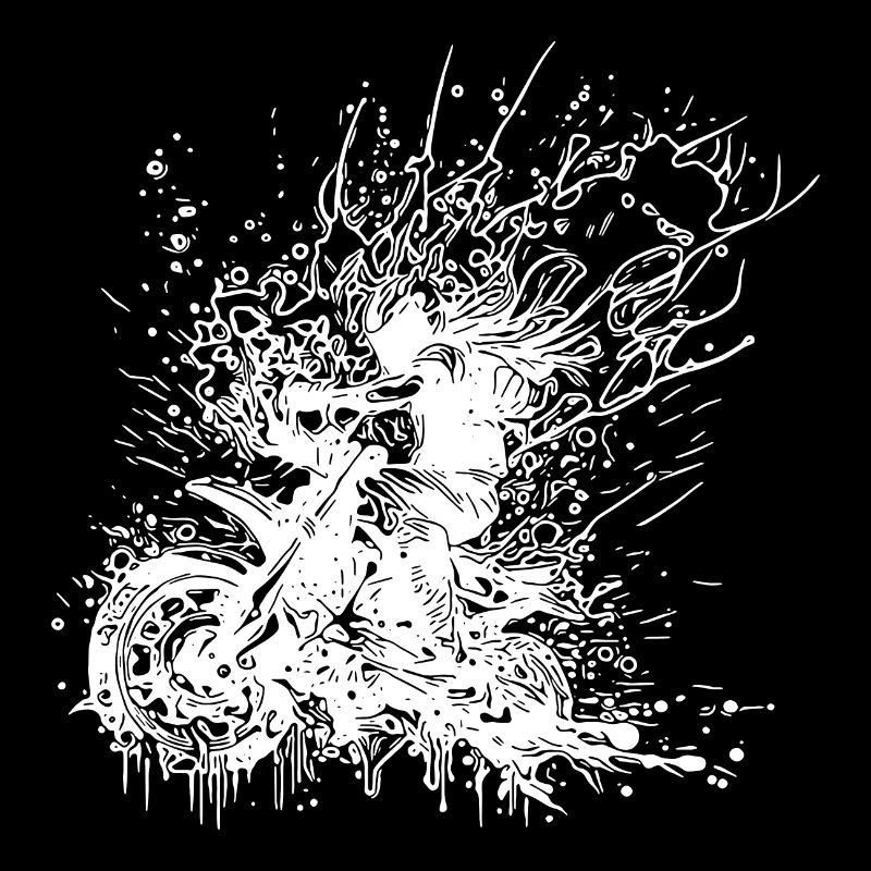 Bikerin Splash Style Geländefahrt