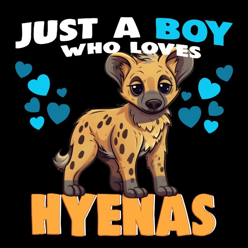 Juste un garçon qui aime les hyènes
