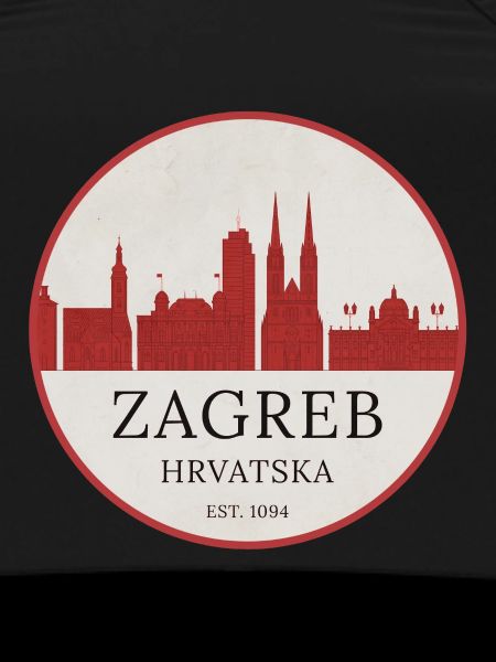 Zagreb Skyline Emblem Croatia