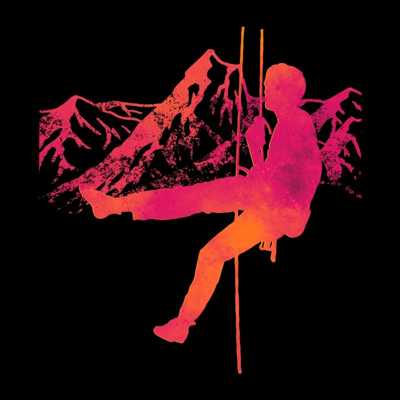 Escalade climb art grimpeuse / grimpeur