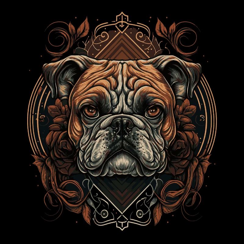 Art du bouledogue anglais