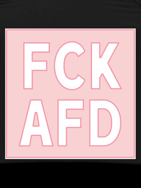 FCK AFD rosa
