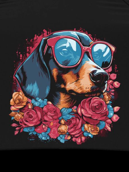Flower dachshund