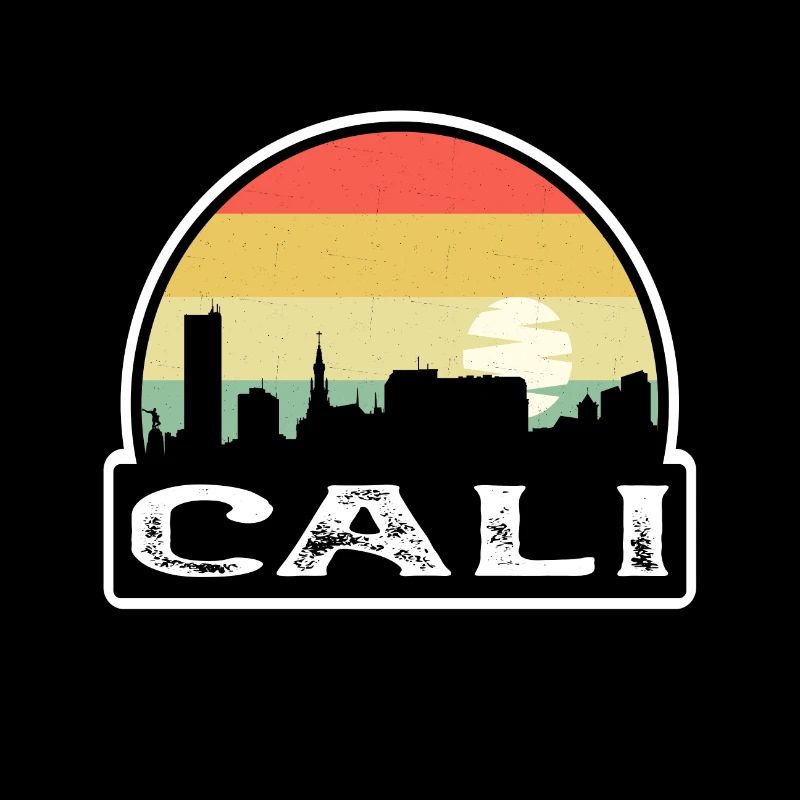 Cali Colombie Flag Skyline Souvenir de voyage
