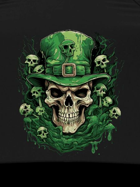 St Patrick's Day Skull
