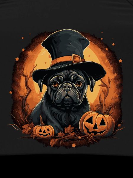 Cute Halloween Pug