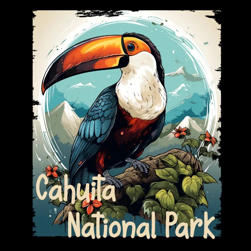 Toucan du parc national de Cahuita