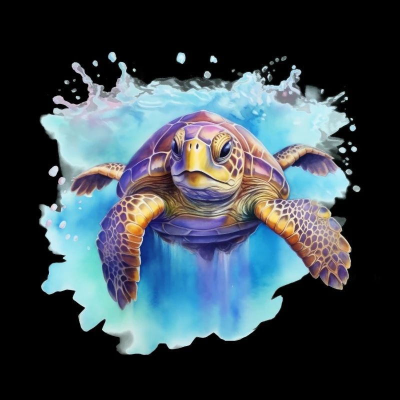 Blaue Schildkröte