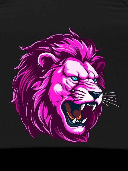 Pink Lion Head