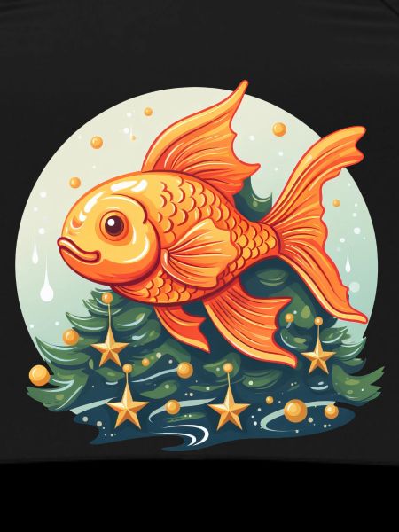 Christmas tree with goldfish