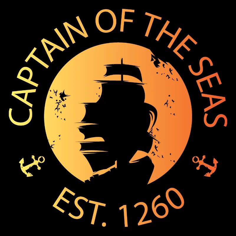 old ship captain lake gradient sailing ship