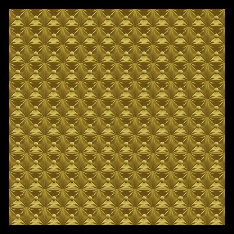 Diamond Tufting pattern Gold