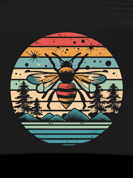 Retro Sunset Bee