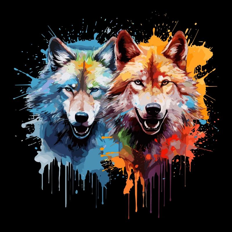 Deux loups
