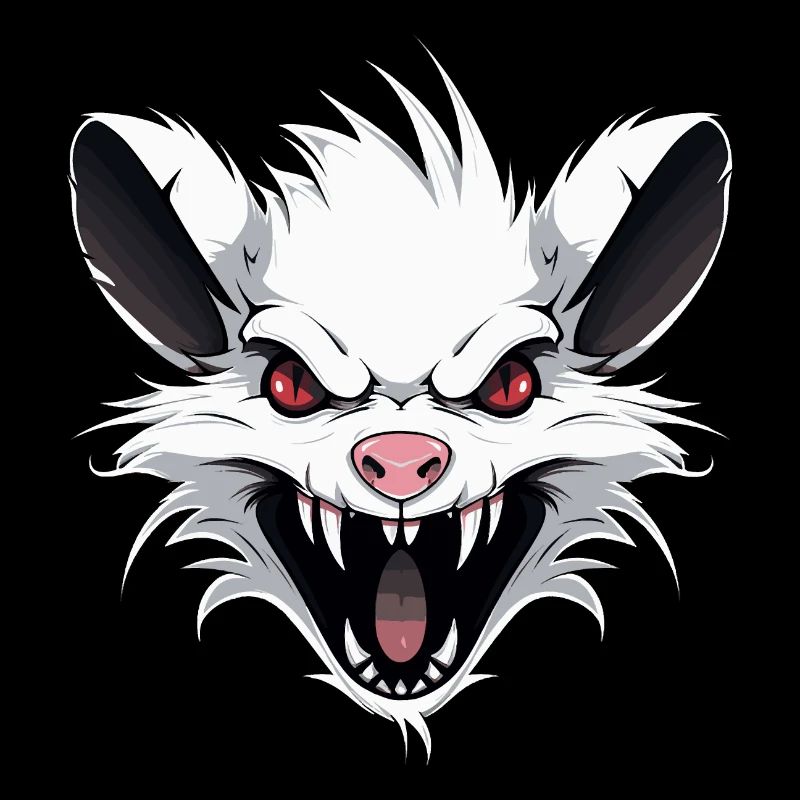 White Punk Rat