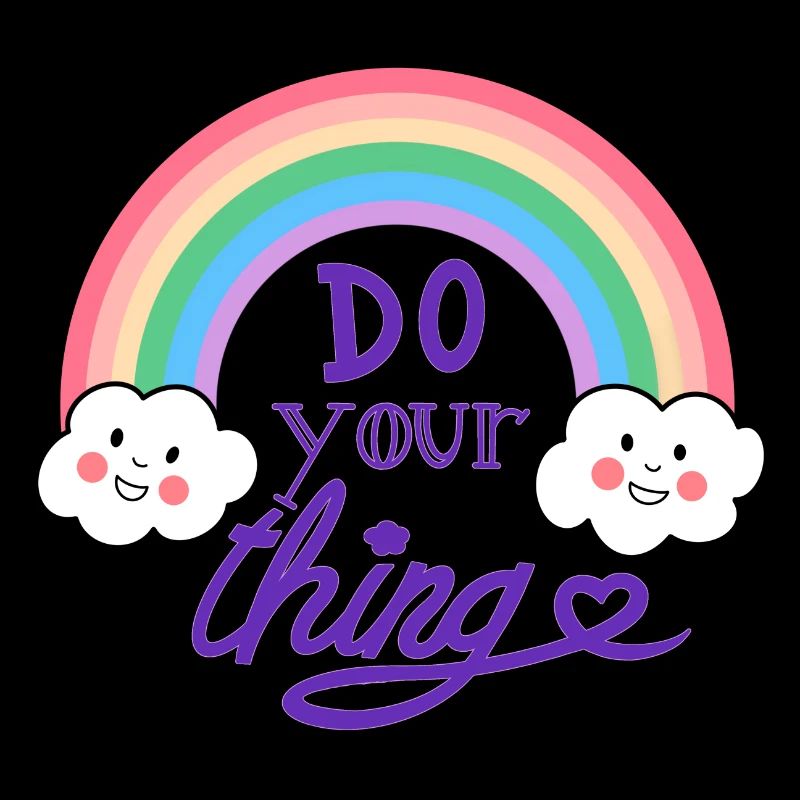 do your thing Rainbow Kawaii Clouds Variety