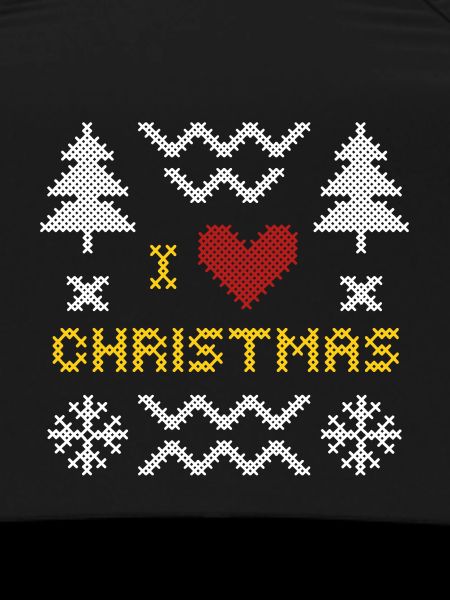 Weihnachtsherz Strickmuster Design