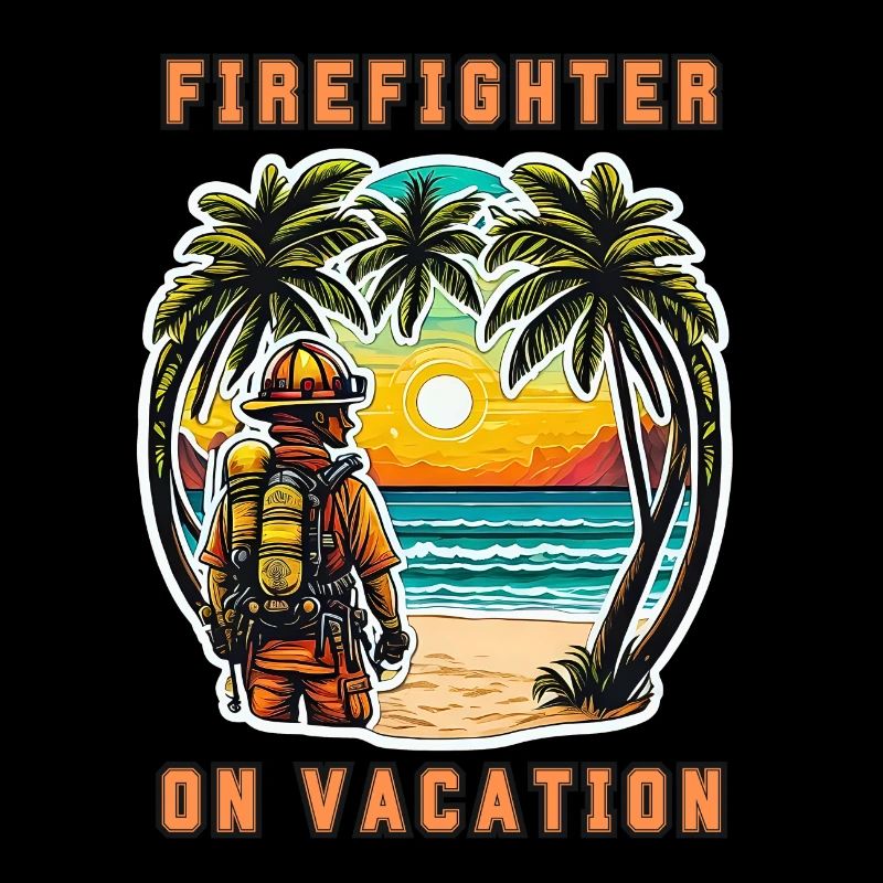 Firefighter on vacation