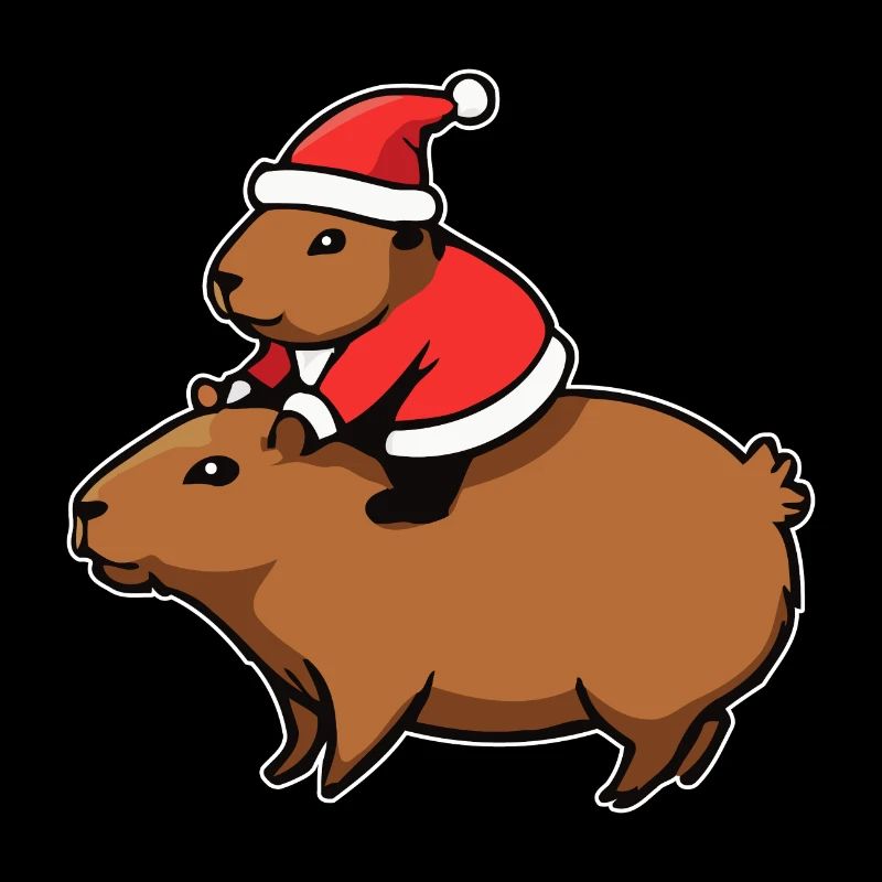 Capybara Weihnachten