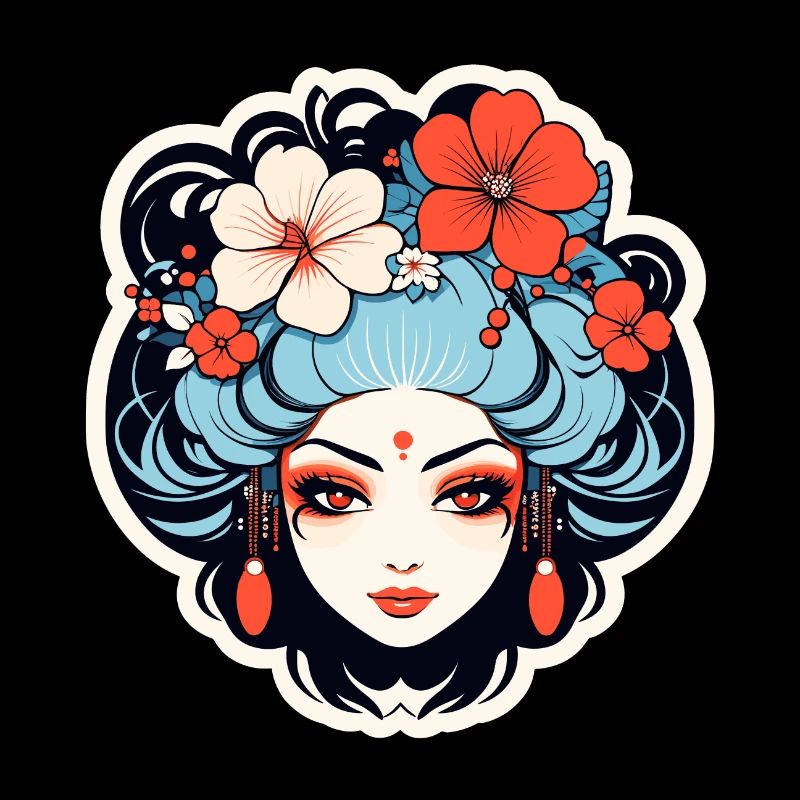 Geisha Illustration